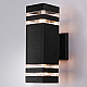 Уличный настенный светильник Arte Lamp Hadar A4421AL-2BK