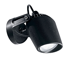 Уличный настенный светодиодный светильник Ideal Lux Minitommy AP1 Nero 096476