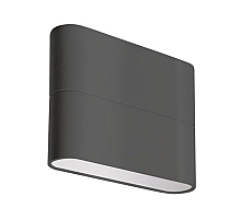 Уличный настенный светодиодный светильник Arlight SP-Wall-Flat-S110x90-2x3W Warm3000 032410