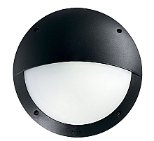 Уличный настенный светильник Ideal Lux Lucia-2 AP1 Nero 096698