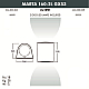 Уличный настенный светильник Fumagalli Marta 2A6.000.000.AXD2L