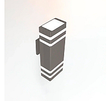 Уличный настенный светильник General GWL-2MR16-GU10-S-IP65 662592