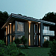 Уличный настенный светодиодный светильник Odeon Light Nature Long 7071/15WL