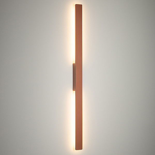 Уличный настенный светильник Nowodvorski Demi Led M Brick red 11557