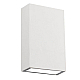 Уличный настенный светодиодный светильник Arte Lamp Algol A2750AL-2WH