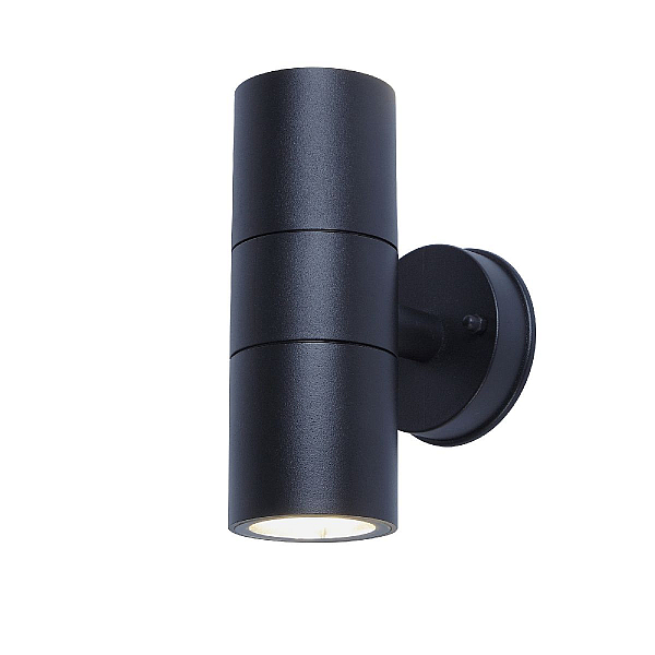 Уличный настенный светильник Uniel UUL-S22D-2x35W/GU10 IP65 BLACK UL-00011272