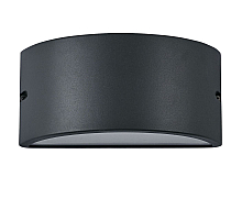 Уличный настенный светильник Ideal Lux Rex-2 AP1 Antracite 092423