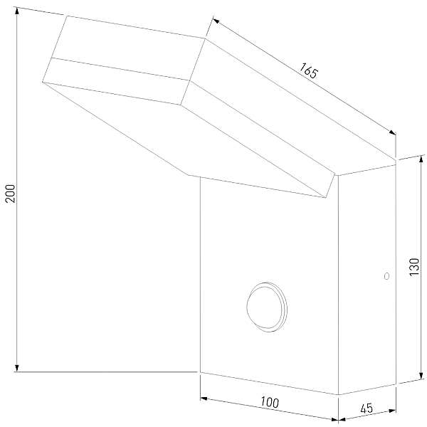 Уличный настенный светильник Elektrostandard Sensor 4690389175015 a053946