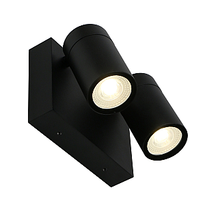 Уличный настенный светильник General Астрал GWL-2MR16-GU10-R-IP65 662741