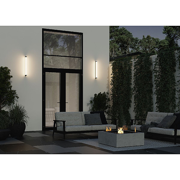 Уличный настенный светодиодный светильник Maytoni Outdoor Rounge O482WL-L16B3K