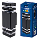 Уличный настенный светильник Uniel UUL-S18A 2x60W/E27 IP65 BLACK UL-00012919