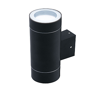 Уличный настенный светильник Uniel UUL-S92A 2х50W/GX53 IP65 BLACK UL-00009365