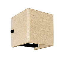 Уличный настенный светильник Arlight LGD-PERAN-WALL-S120x120-6W Warm3000 (Light ivory, 0-80 deg, 230V) (IP65 Бетон) 061760