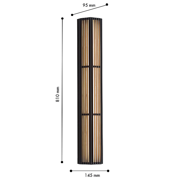 Уличный настенный светильник Favourite Trellis 4824-3W