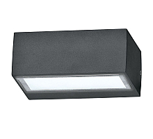 Уличный настенный светильник Ideal Lux Twin AP1 Antracite 115368