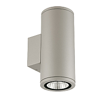 Уличный настенный светильник Uniel ULU-S22D-2x12W/6400K IP65 LIGHT GREY UL-00011085