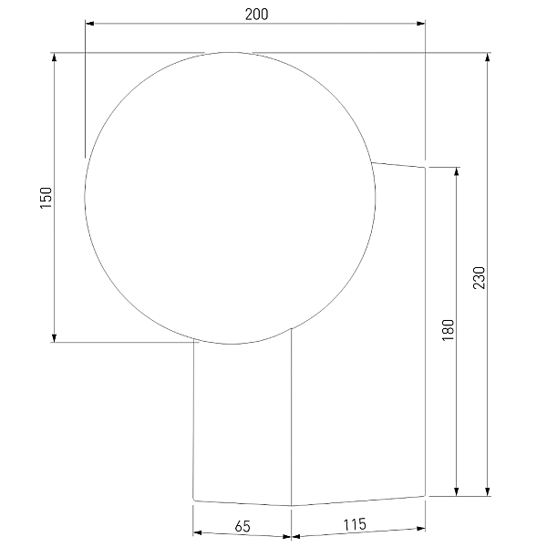 Уличный настенный светильник Elektrostandard Gravity 35166/U черный 4690389195099 a062885