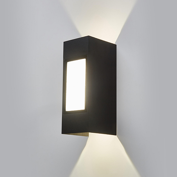 Уличный настенный светильник Elektrostandard 1638 Techno LED черный 4690389182044 a054929
