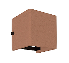 Уличный настенный светильник Arlight LGD-PERAN-WALL-S120x120-6W Warm3000 (Beige red, 0-80 deg, 230V) (IP65 Бетон) 061761