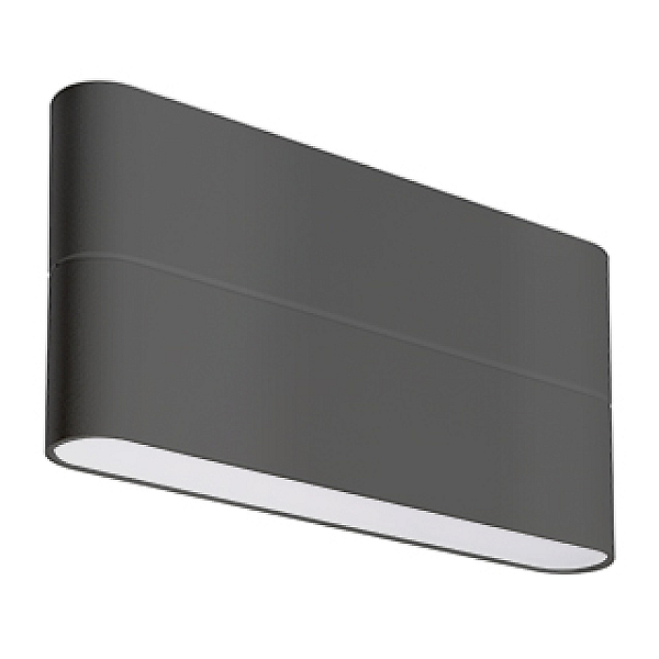 Уличный настенный светильник Arlight SP-FLAT-S175x90-2x5W Day4000-MIX (Черный, 75 deg, 230V) (IP65 Металл) 063611