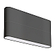 Уличный настенный светильник Arlight SP-FLAT-S175x90-2x5W Day4000-MIX (Черный, 75 deg, 230V) (IP65 Металл) 063611