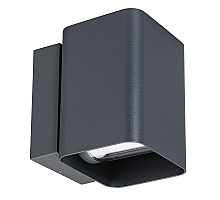 Уличный настенный светильник Arlight LGD-WALL-VARIO-S104x129-2x6W Day4000 (GR, 1-80 deg) 029794