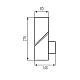 Садовый настенный светильник Kanlux LAVEN EL 28 SE-GR 36547
