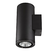 Уличный настенный светильник Uniel ULU-S22D-2x12W/2700K IP65 BLACK UL-00010847