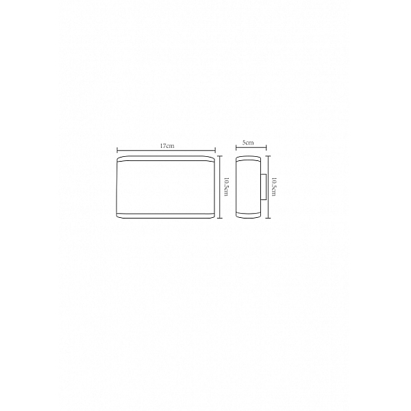 Уличный настенный светильник Arte Lamp Lingotto A8156AL-2GY