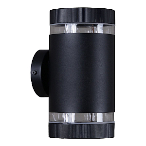 Уличный настенный светильник Reluce 86226-9.2-002CT 2*GX53 BK