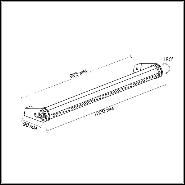 Уличный настенный светодиодный светильник Odeon Light Nature Graze 7040/10WL