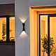 Уличный настенный Reluce 86876-9.2-001JH LED2*3W BK RLOS