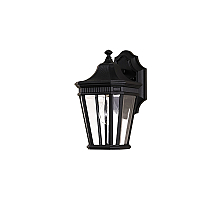Уличный настенный светильник Feiss Cotswold lane FE-COTSLN2-S-BK