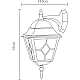 Уличный настенный светильник Arte Lamp Bremen A1012AL-1BN