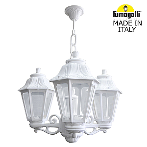 Уличный подвесной светильник Fumagalli SICHEM/ANNA 3L E22.120.S30.WXE27