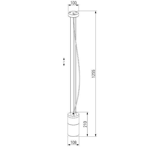 Уличный подвесной светильник Elektrostandard Roil 35125/H 4690389175428 a055634