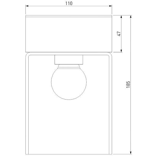 Уличный потолочный светильник Elektrostandard Atrani 35085/F черный 4690389193682 a062521