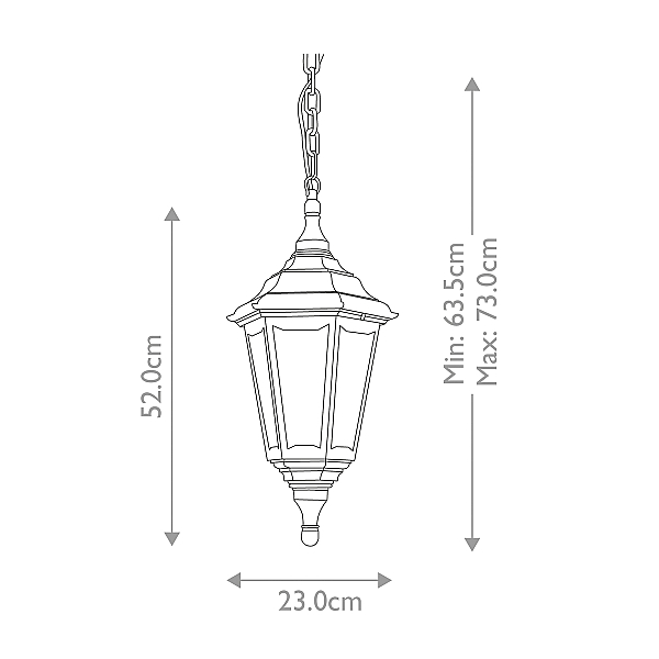 Уличный подвесной светильник Elstead Lighting Kinsale KINSALE-CHAIN
