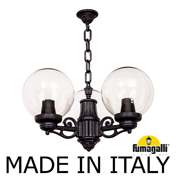 Уличный подвесной светильник Fumagalli Globe 250 G25.120.S30.AXF1R