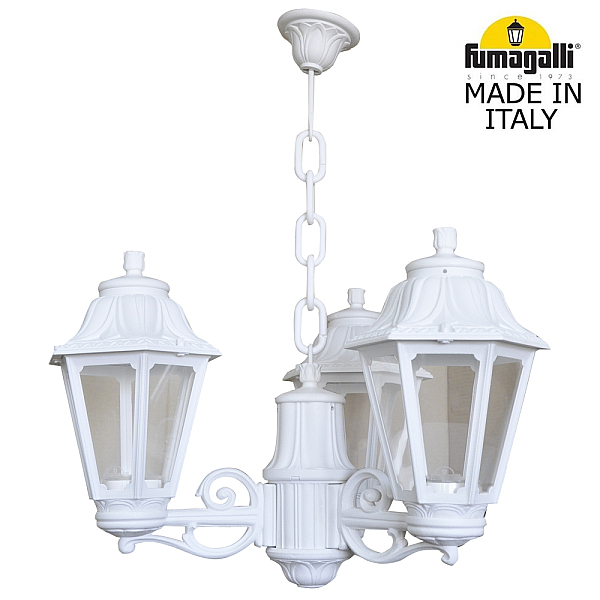 Уличный подвесной светильник Fumagalli SICHEM/ANNA 3L E22.120.S30.WXE27
