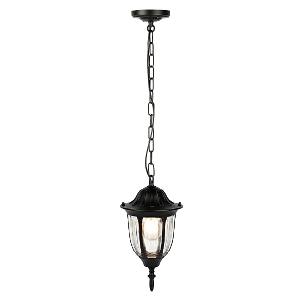 Уличный подвесной светильник ЭРА Галатея GBS-105-BL-0800 230В Е27 IP54 чёрный Б0071486