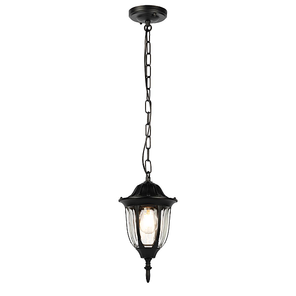 Уличный подвесной светильник ЭРА Галатея GBS-105-BL-0800 230В Е27 IP54 чёрный Б0071486