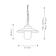 Уличный подвесной светильник Elstead Lighting Klampenborg KLAMPENBORG8