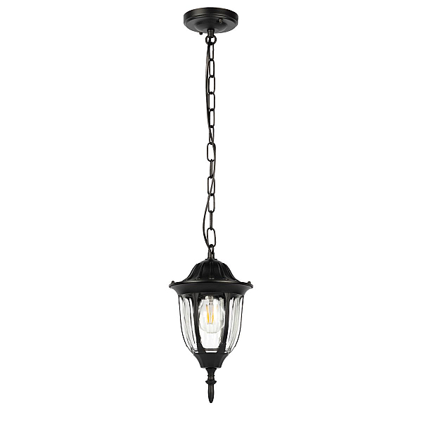 Уличный подвесной светильник ЭРА Галатея GBS-105-BL-0800 230В Е27 IP54 чёрный Б0071486