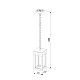 Уличный подвесной светильник Elektrostandard Frame 1528 TECHNO LED черный 4690389219115 a072091
