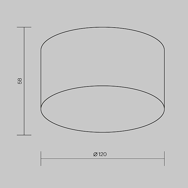 Уличный потолочный светодиодный светильник Maytoni Outdoor Zon IP O430CL-L15W4K