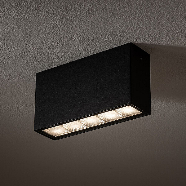 Уличный потолочный светодиодный светильник Nowodvorski Pix Led Black 11367