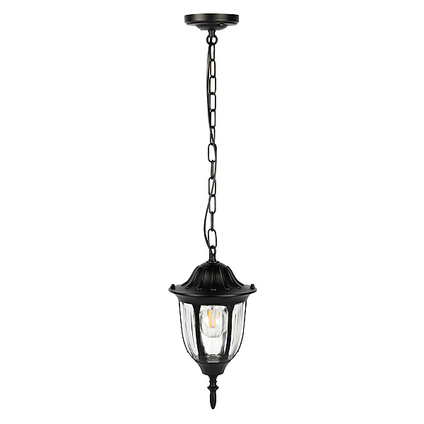 Уличный подвесной светильник ЭРА Галатея GBS-105-BL-0800 230В Е27 IP54 чёрный Б0071486