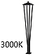 Уличный светодиодный светильник Odeon Light Nature Bearitz 6655/12GA3