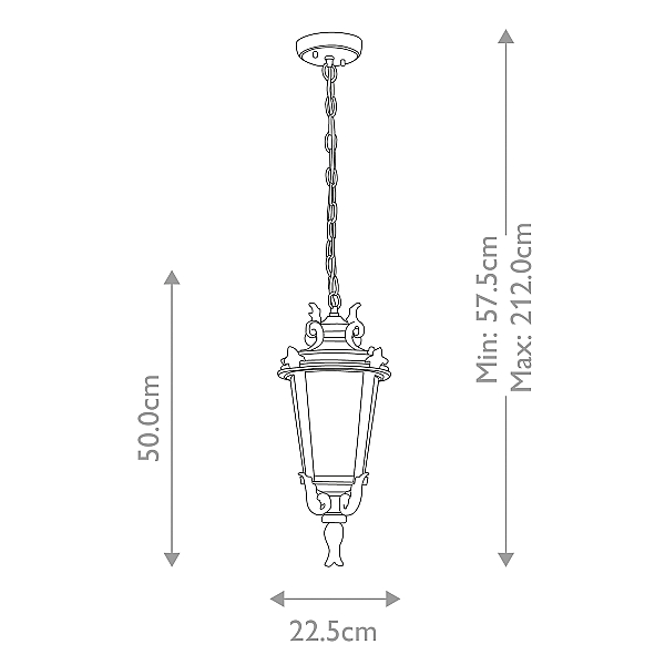 Уличный подвесной светильник Elstead Lighting Baltimore BT8-M
